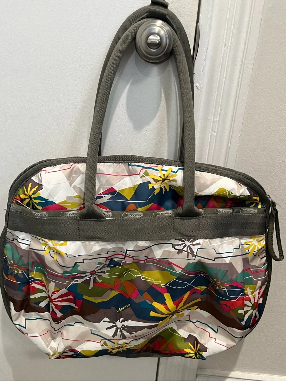 Lesportsac Colorful Floral Pattern Travel‎ Tote Bag